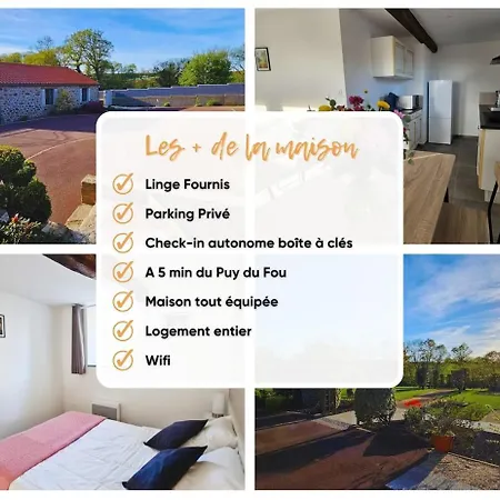 De Charme A 5 Min Du Parc, La P'tite Crume * Chambretaud